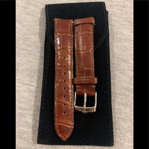 Michelle | Brown Alligator Watch Band